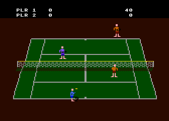 RealSports Tennis screenshot 5 for Atari 5200